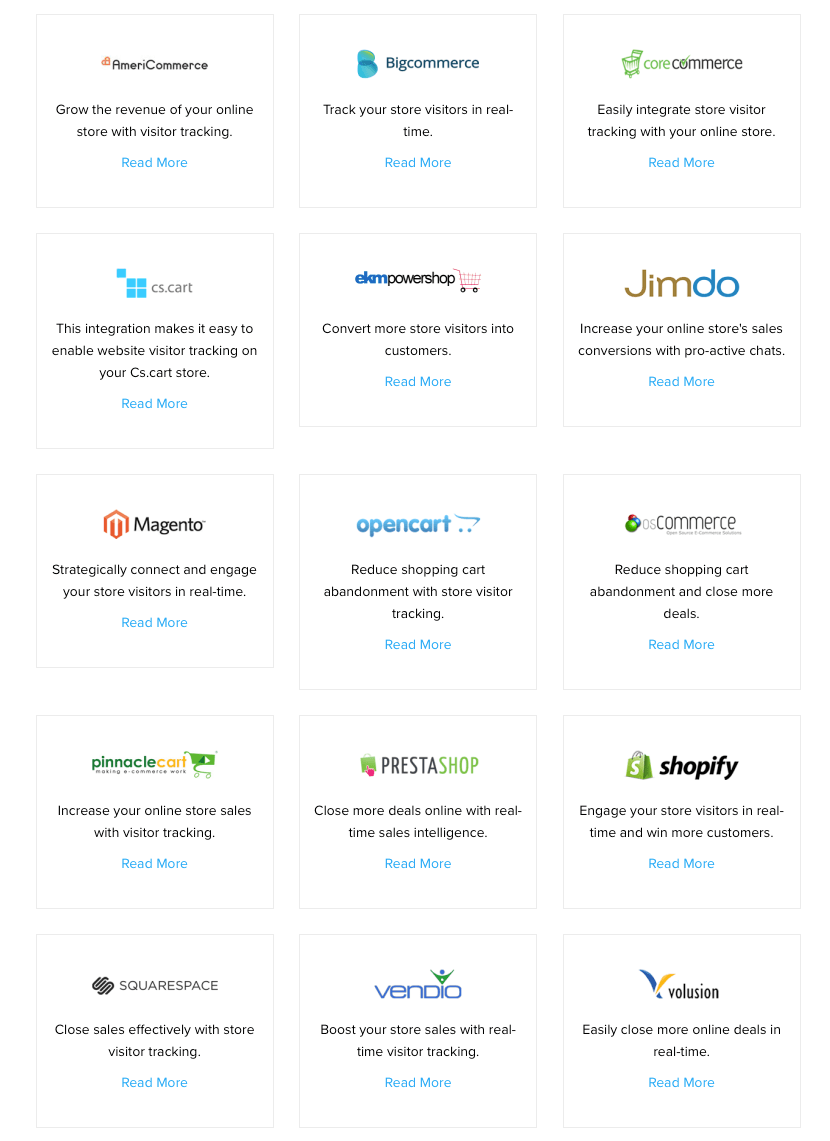 live chat integration
